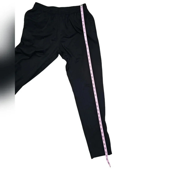Augusta Sportswear Women’s Large Black Track Pants Athleisure Pull On Zip Hem - Picture 5 of 7